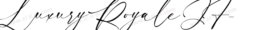 Luxury Royale JF字体转换